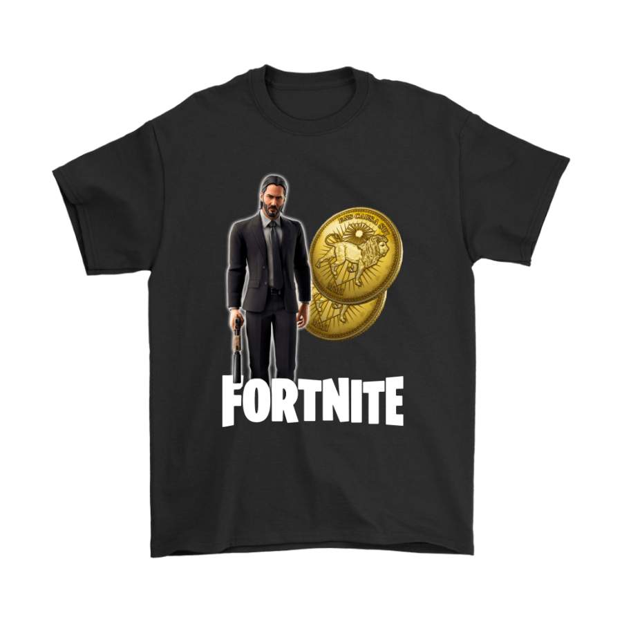 Gold Coin Ens Causa Sui Fortnite John Wick Shirts