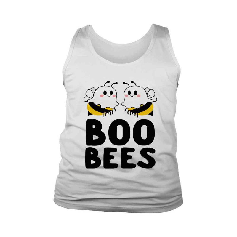 Boo Bees Cute Ghost Bee Halloween Men’S Tank Top