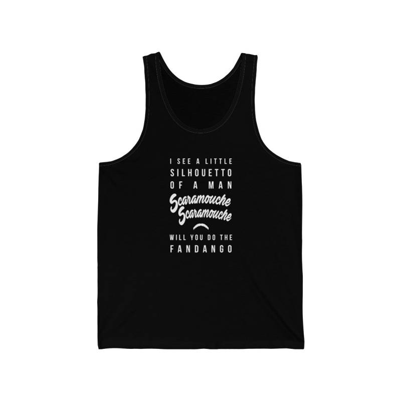 Bohemian Rhapsody Music Lyrics Queen Freddie Mercury Inspired Mens Tanktop