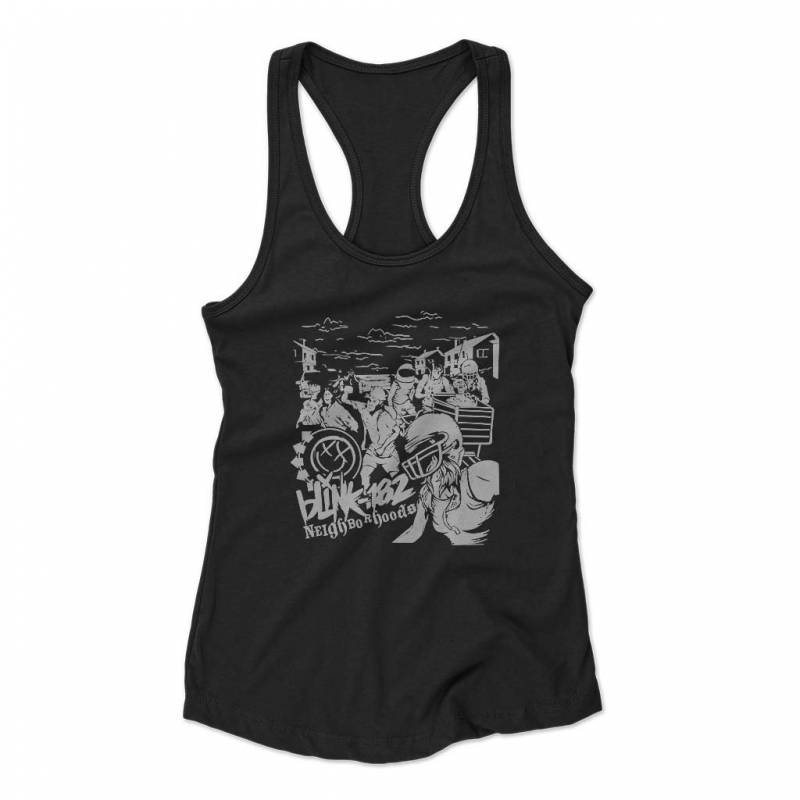 Blink 182 Neighbor Hoods Woman’s Racerback Tank Top