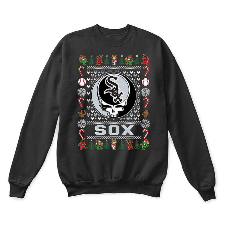 Chicago White Sox x Grateful Dead Christmas Ugly Sweater