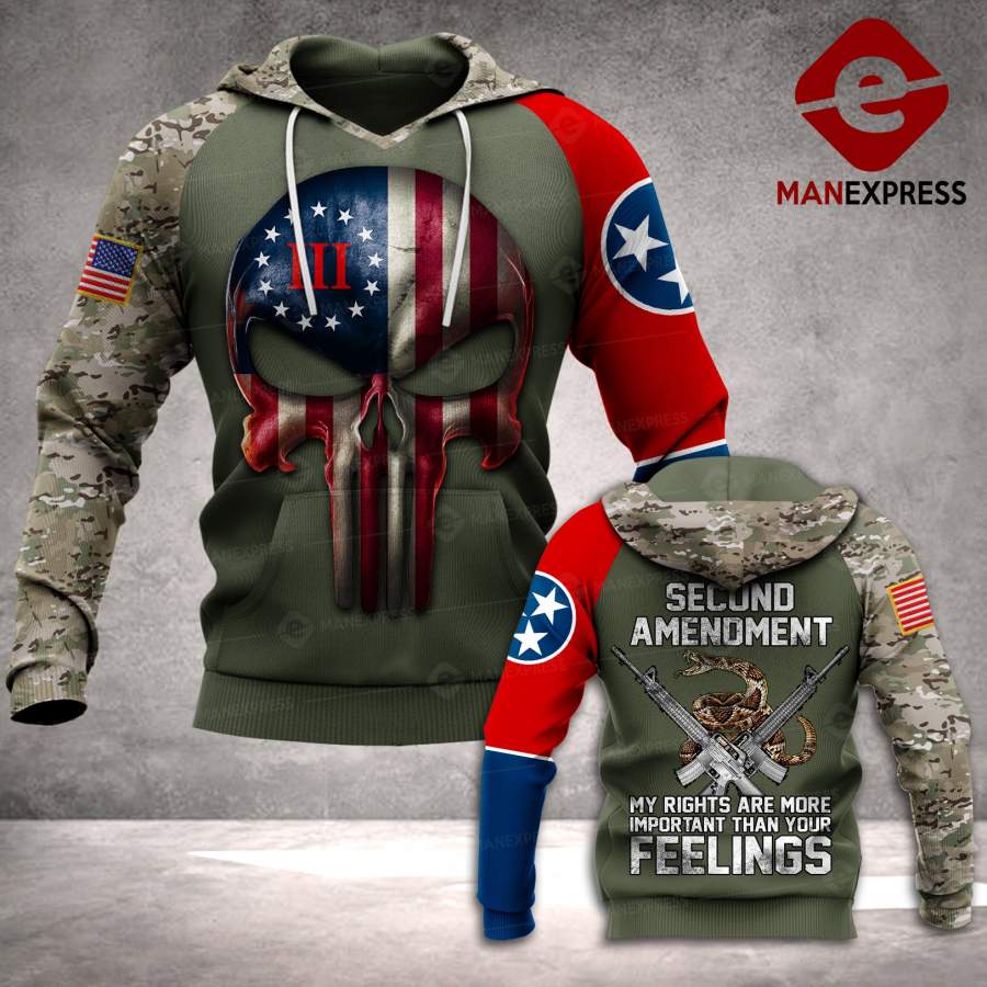 AH TENNESSEE 2ND AMENDMENT HOODIE PRINTED FEELINGS