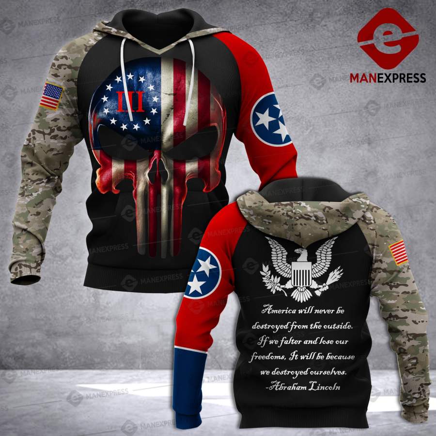 DH TENNESSEE 2ND AMENDMENT 3D printed Hoodie/TShirt 1611 HVQ