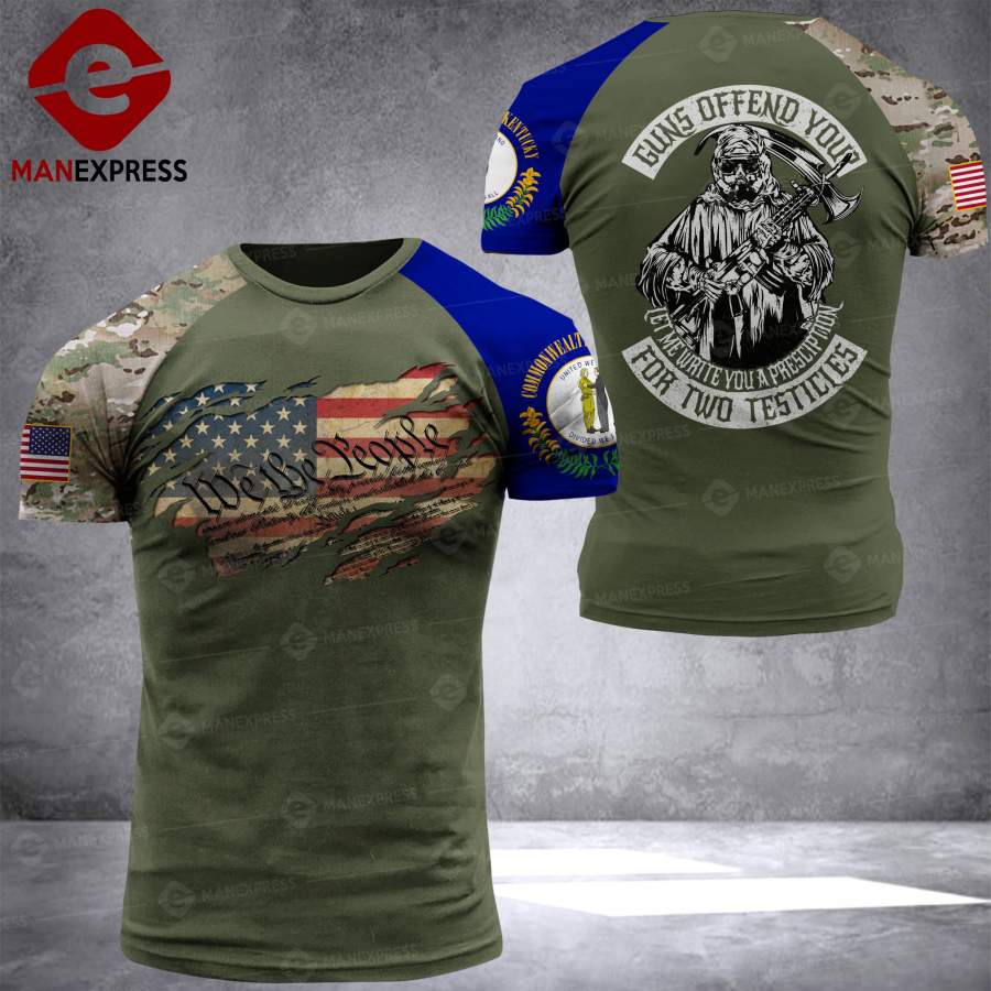 DH KENTUCKY PATRIOT T SHIRT FULL PRINT 3009TMA