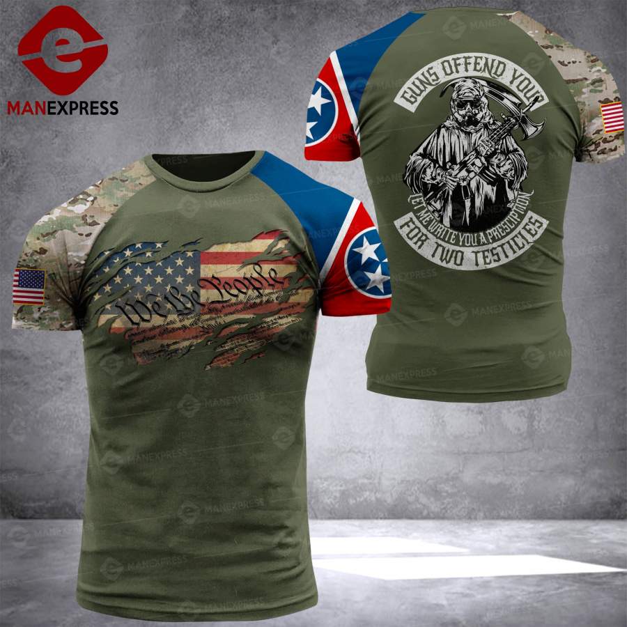 DH TENNESSEE PATRIOT T SHIRT FULL PRINT 3009TMA