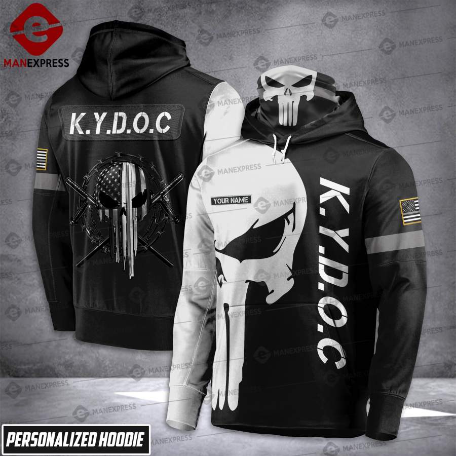 Customized KYDOC – Kentucky Department of Corrections 3D printed MASK HOODIE LVT211020