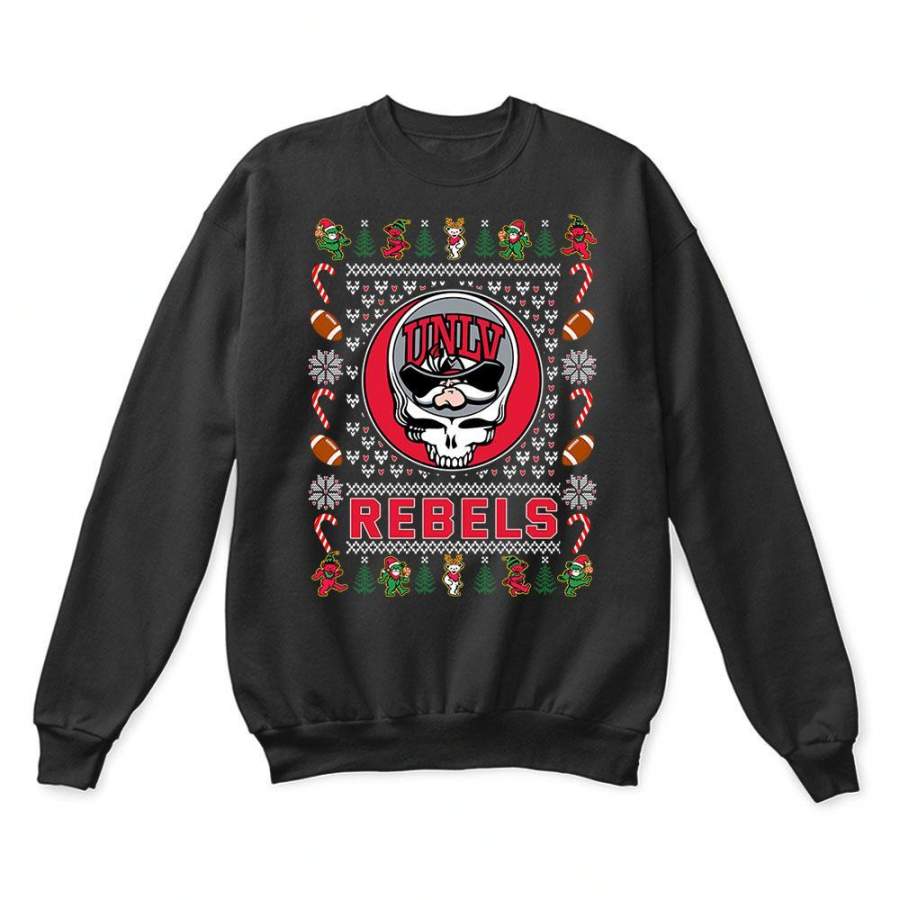 UNLV Rebels x Grateful Dead Christmas Ugly Sweater