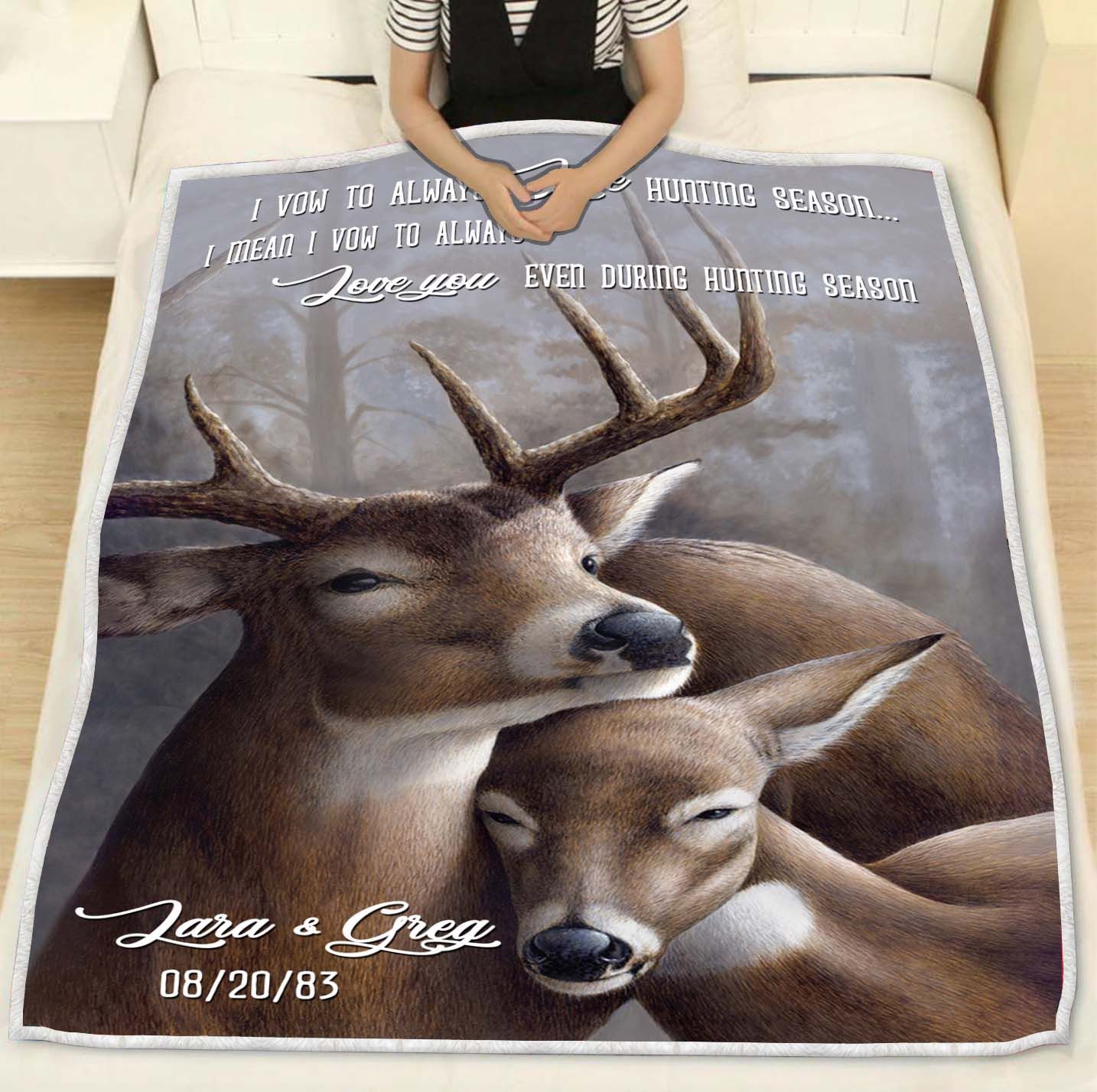 Deer Hunting Lovers Blanket 06795