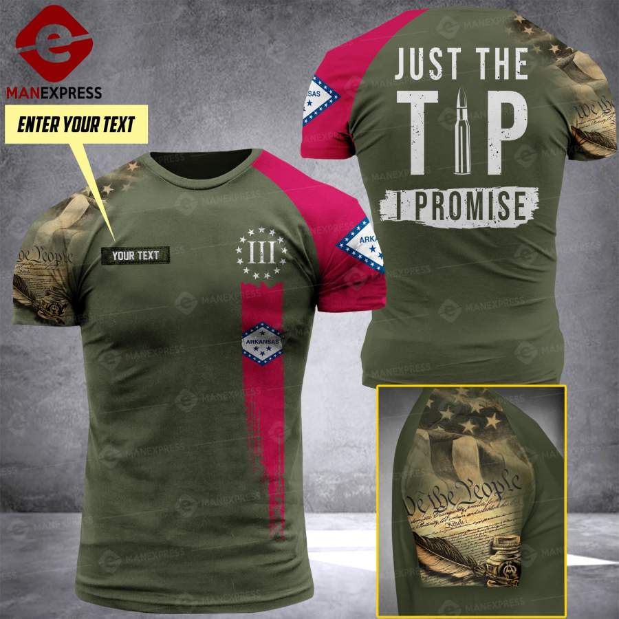 AH PERSONALIZED ARKANSAS TATTOOS WE THE PEOPLE T-SHIRT PRINTED TIPS