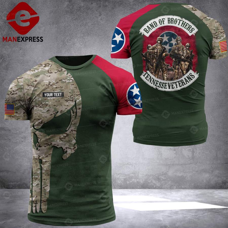 AH BAND OF BROTHERS – TENNESSEE VETERANS TSHIRT PRINTED