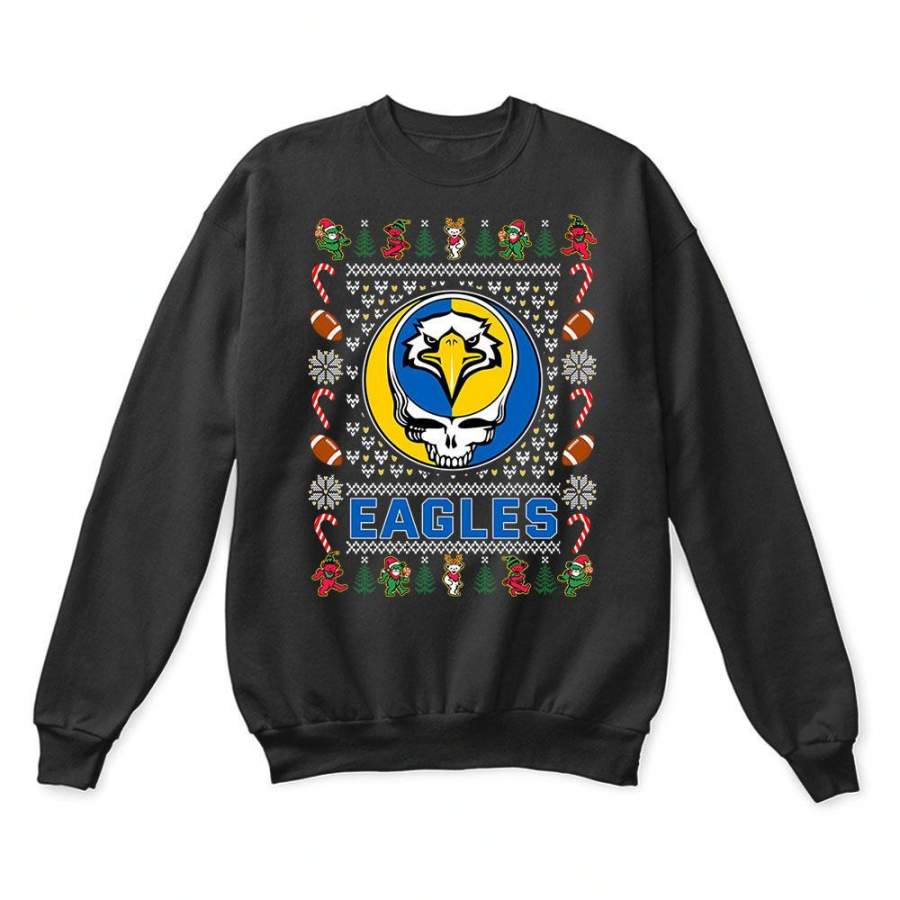 Morehead State Eagles x Grateful Dead Christmas Ugly Sweater