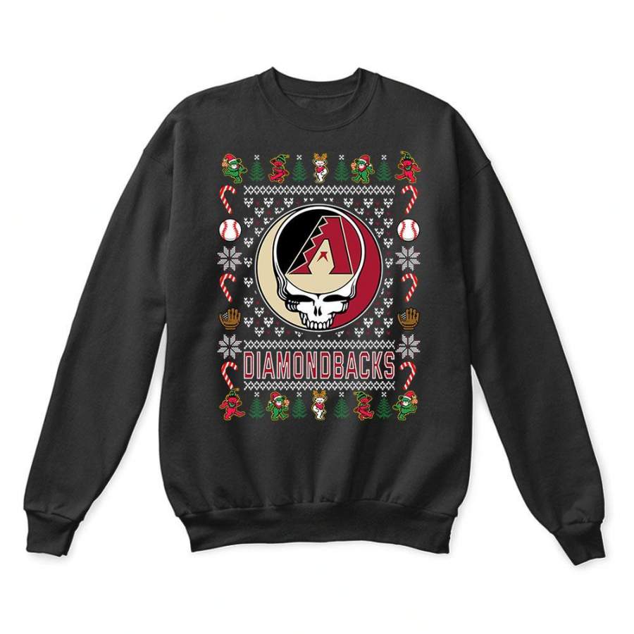 Arizona Diamondbacks x Grateful Dead Christmas Ugly Sweater