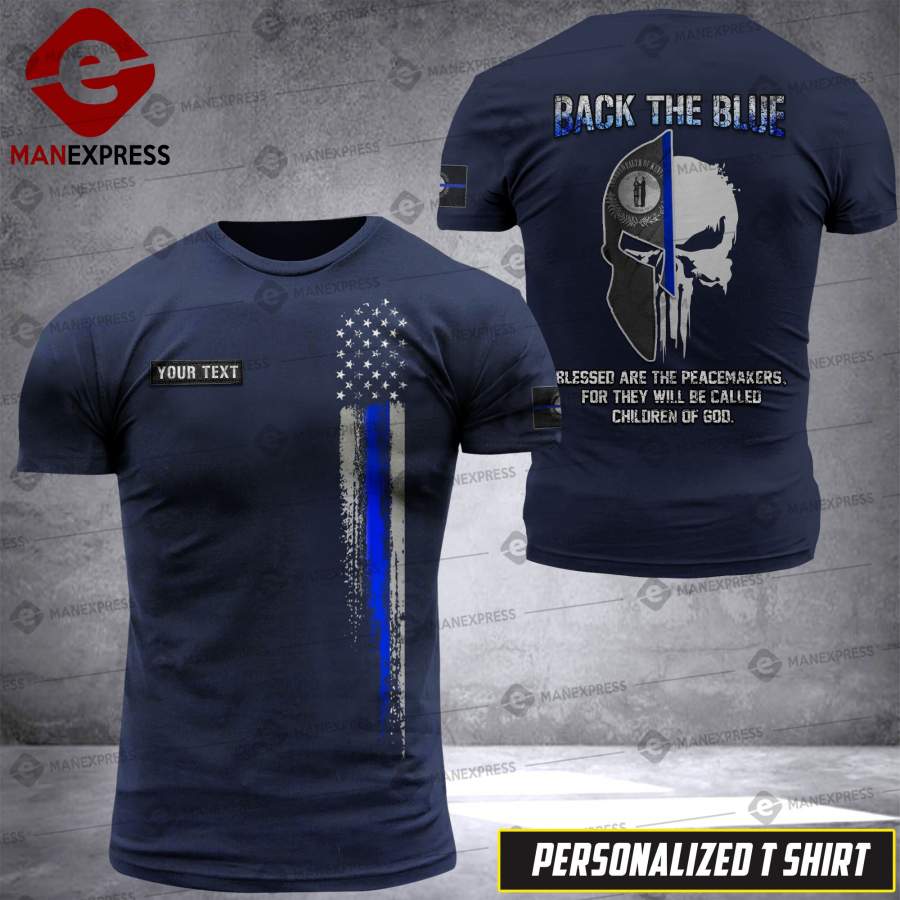 Kentucky -Back the blue persionalized Printed T-Shirt NQA