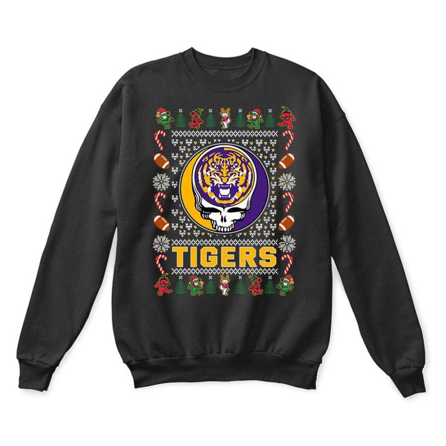 LSU Tigers x Grateful Dead Christmas Ugly Sweater