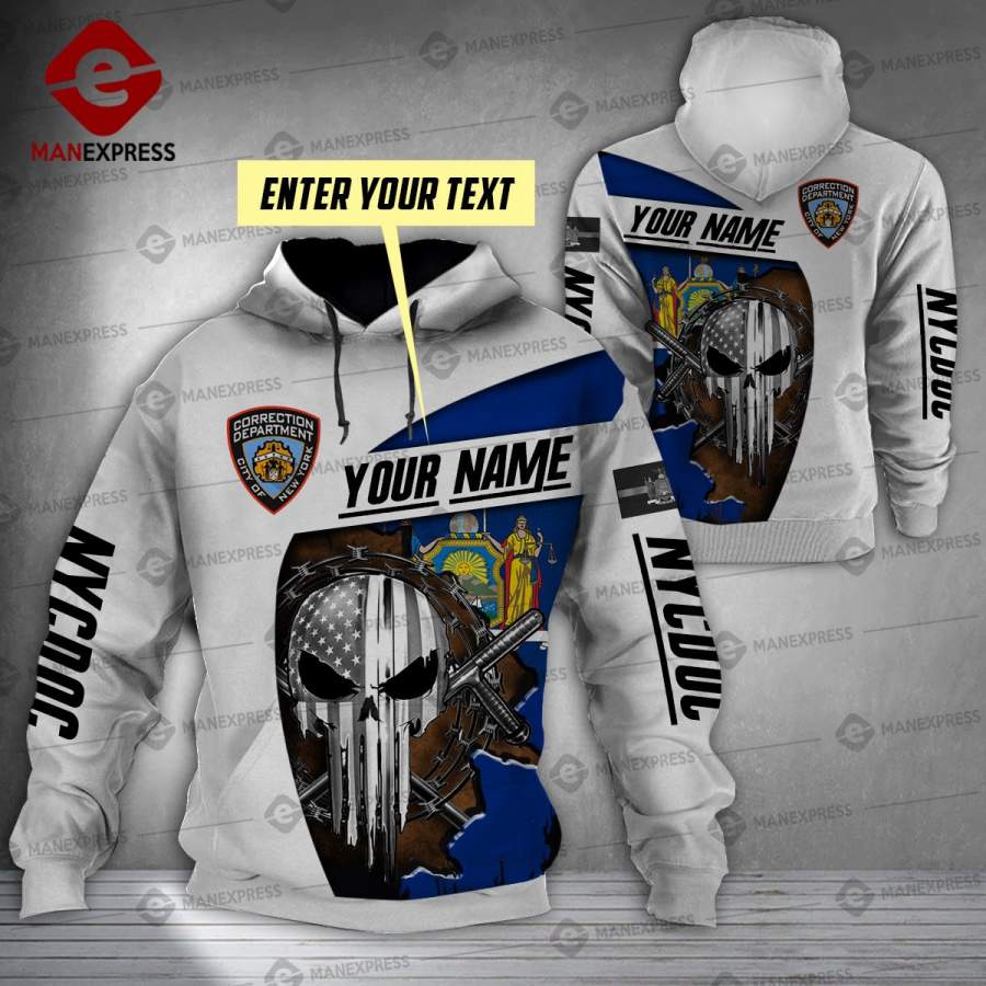 Customized NYCDOC – New York City Department of Correction 3D Hoodie TMA2204