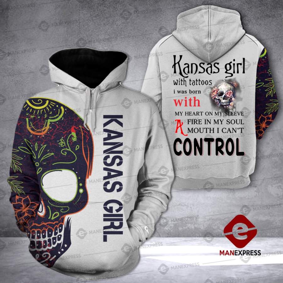 Kansas Girl 3D printed hoodie TLM