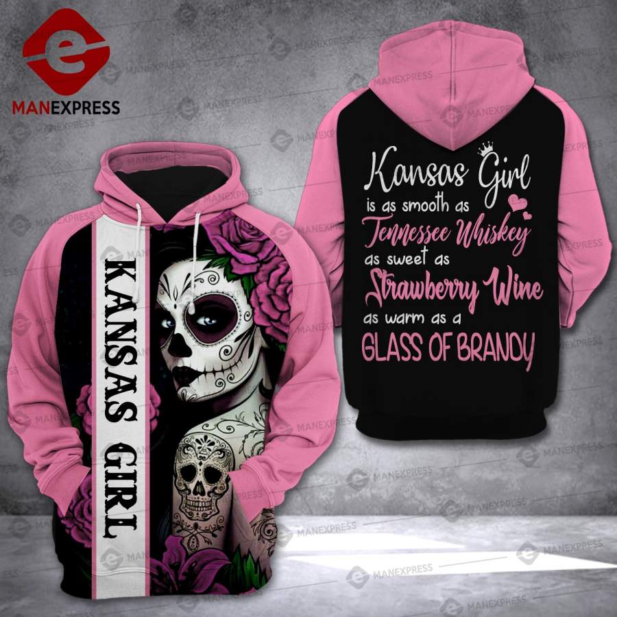 Kansas Girl 3D printed hoodie TSB