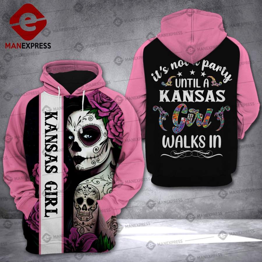 Kansas Girl 3D printed hoodie LGR