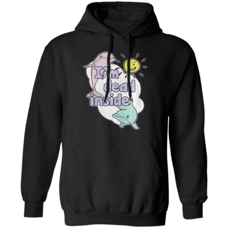 Dolphins Im Dead Inside Sunshine Hoodie