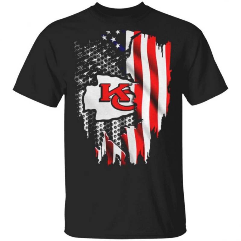 Kansas City Chiefs American flag T Shirt