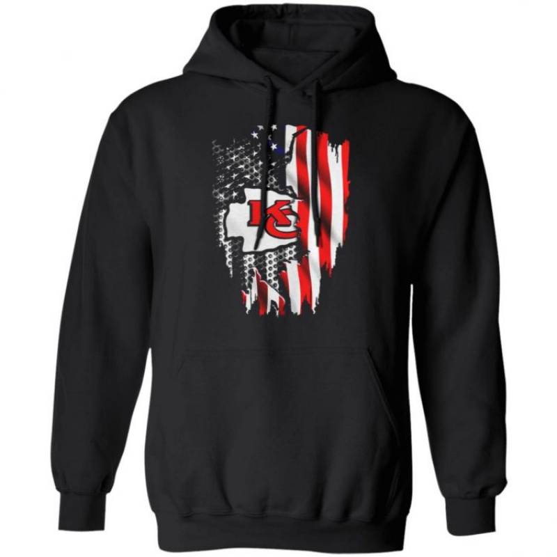 Kansas City Chiefs American flag Hoodie