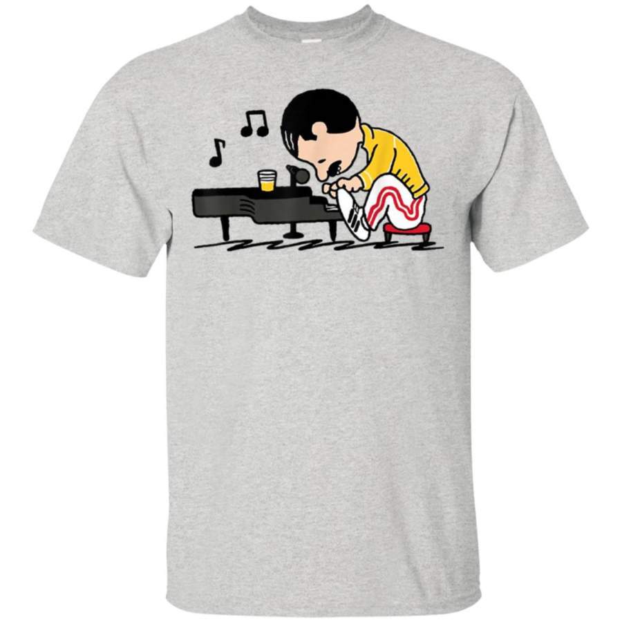 Funny mercury playing piano G200 Gildan Ultra Cotton T-Shirt