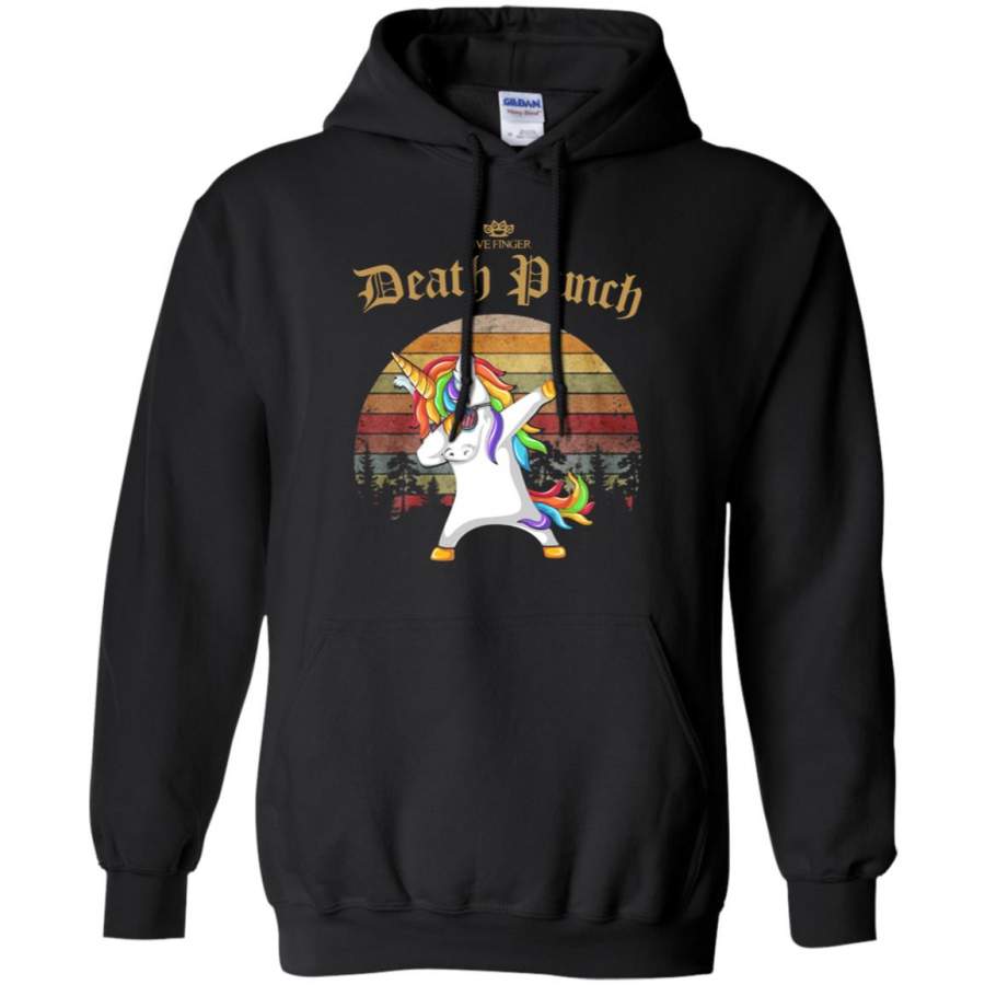 Dabbing Unicorn Five Finger Death Punch Hoodie – Moano Store