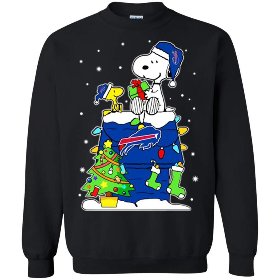 Buffalo Bills Snoopy & Woodstock Christmas Sweatshirt – Moano Store