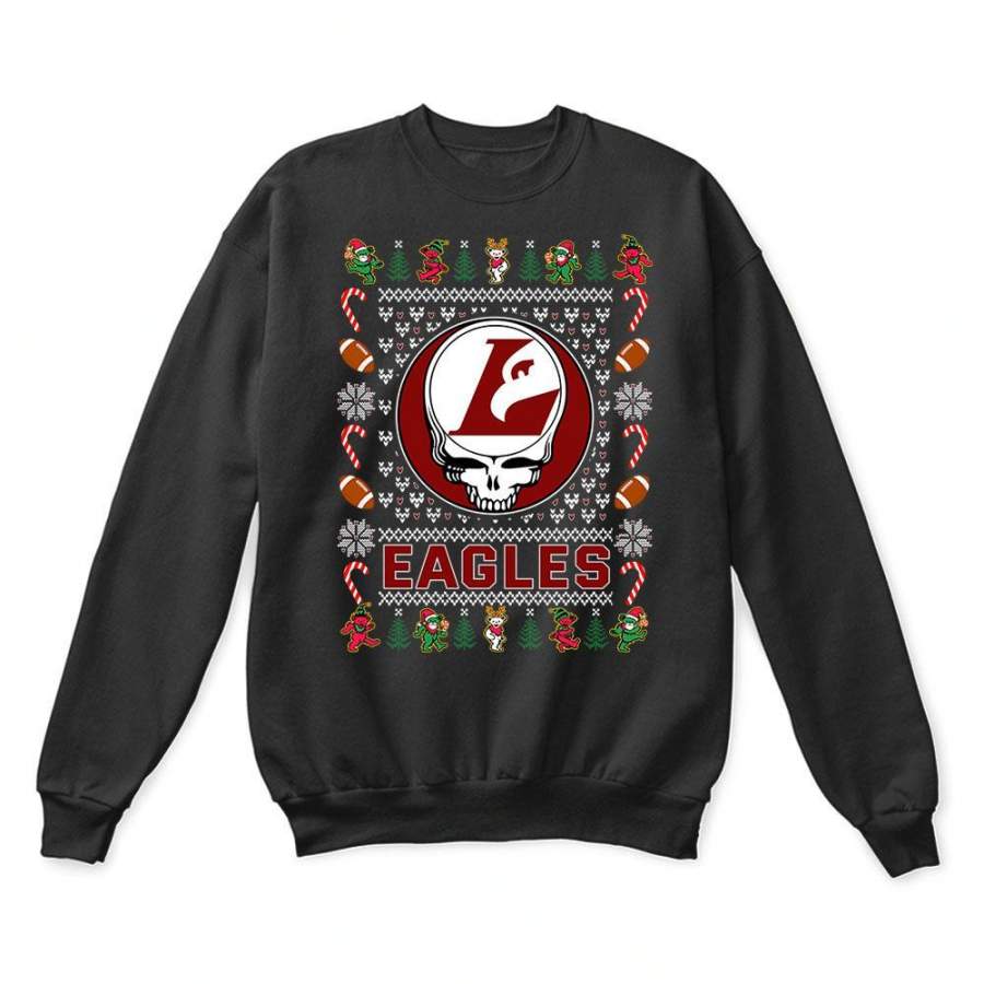 Wisconsin-La Crosse Eagles x Grateful Dead Christmas Ugly Sweater