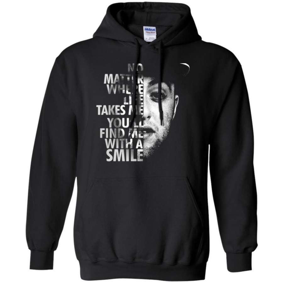 Mac Miller No matter where life takes me find me with a smile Hoodie – Moano Store