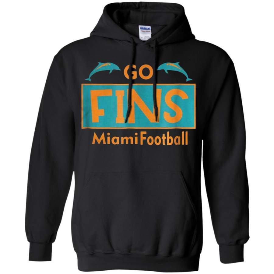 Go Fins Miami Football dolphin Hoodie – Moano Store