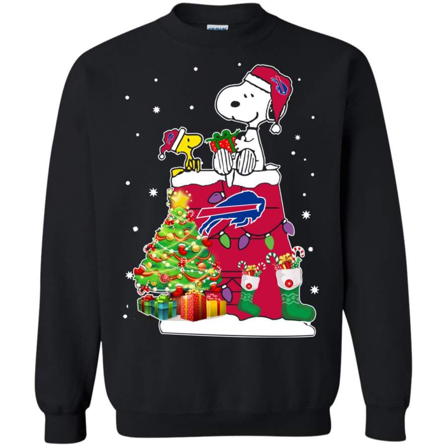 Buffalo Bills Snoopy & Woodstock Christmas Shirt Sweatshirt – Moano Store