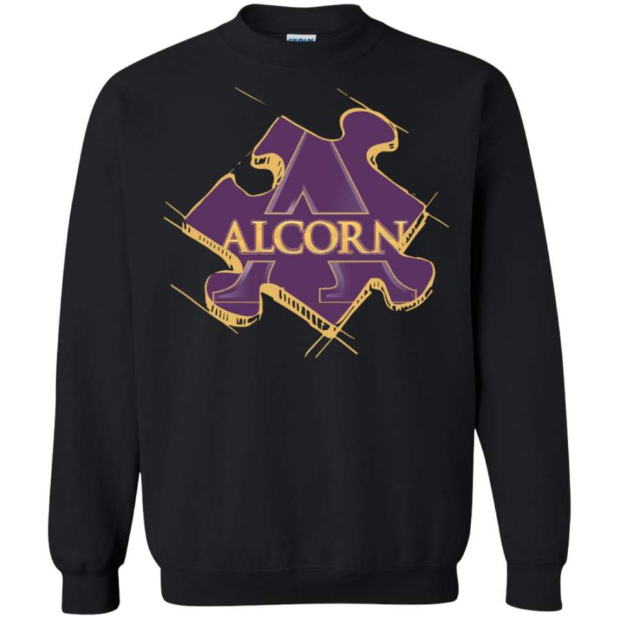 Alcorn State Braves autism puzzle Sweatshirt – Moano Store