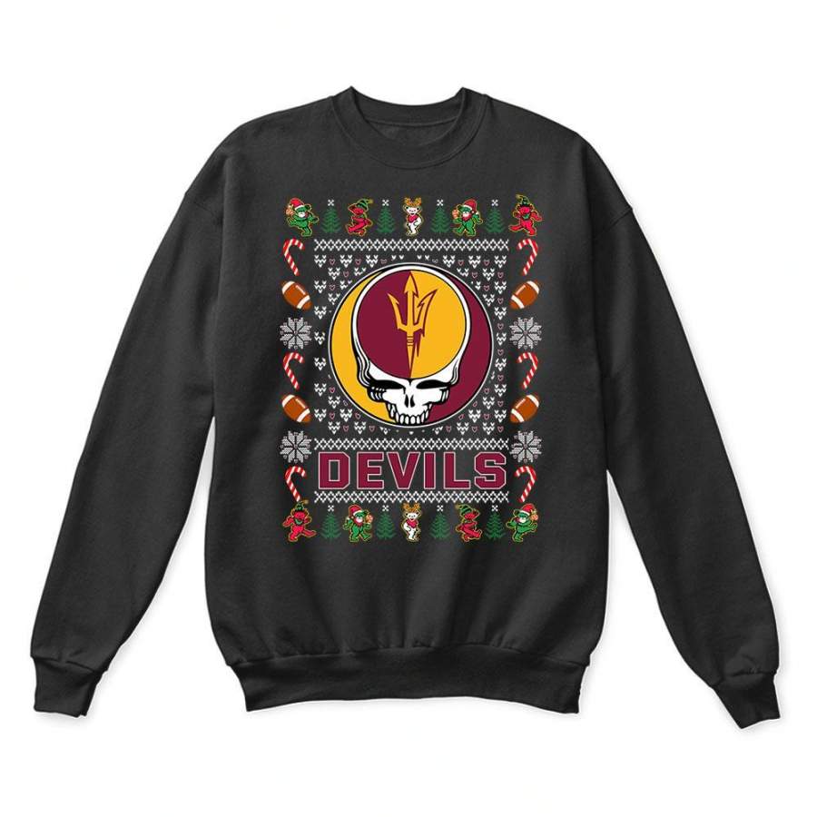 Arizona State Sun Devils x Grateful Dead Christmas Ugly Sweater