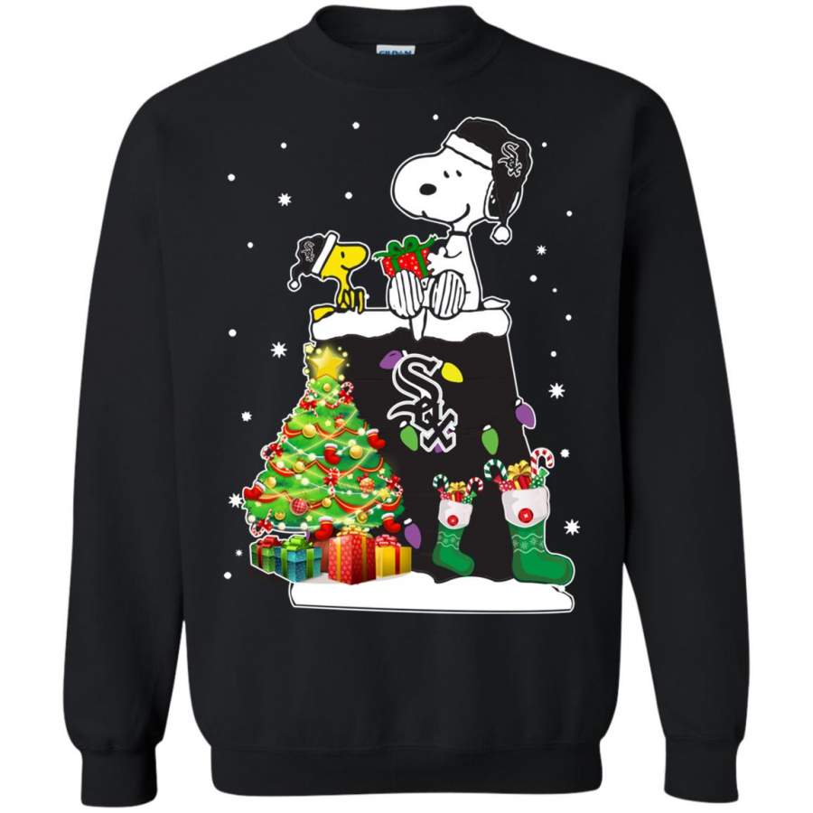 Chicago White Sox Snoopy & Woodstock Christmas Shirt Sweatshirt – Moano Store