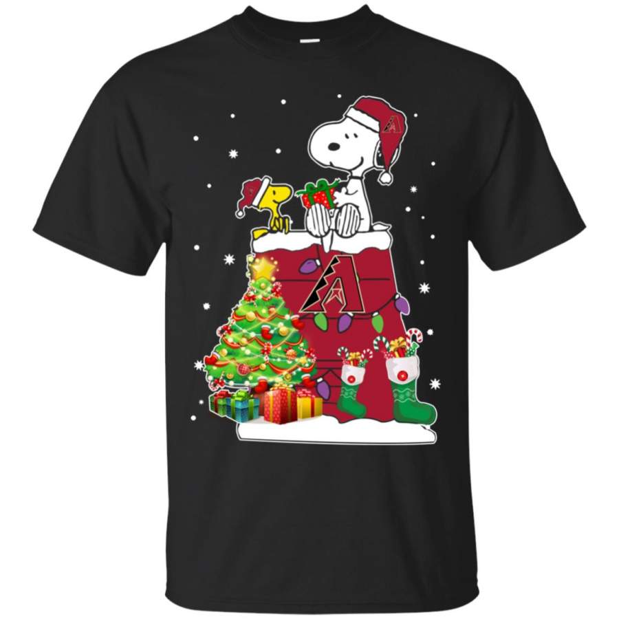 Arizona Diamondbacks Snoopy & Woodstock Christmas Shirt T Shirt – Moano Store