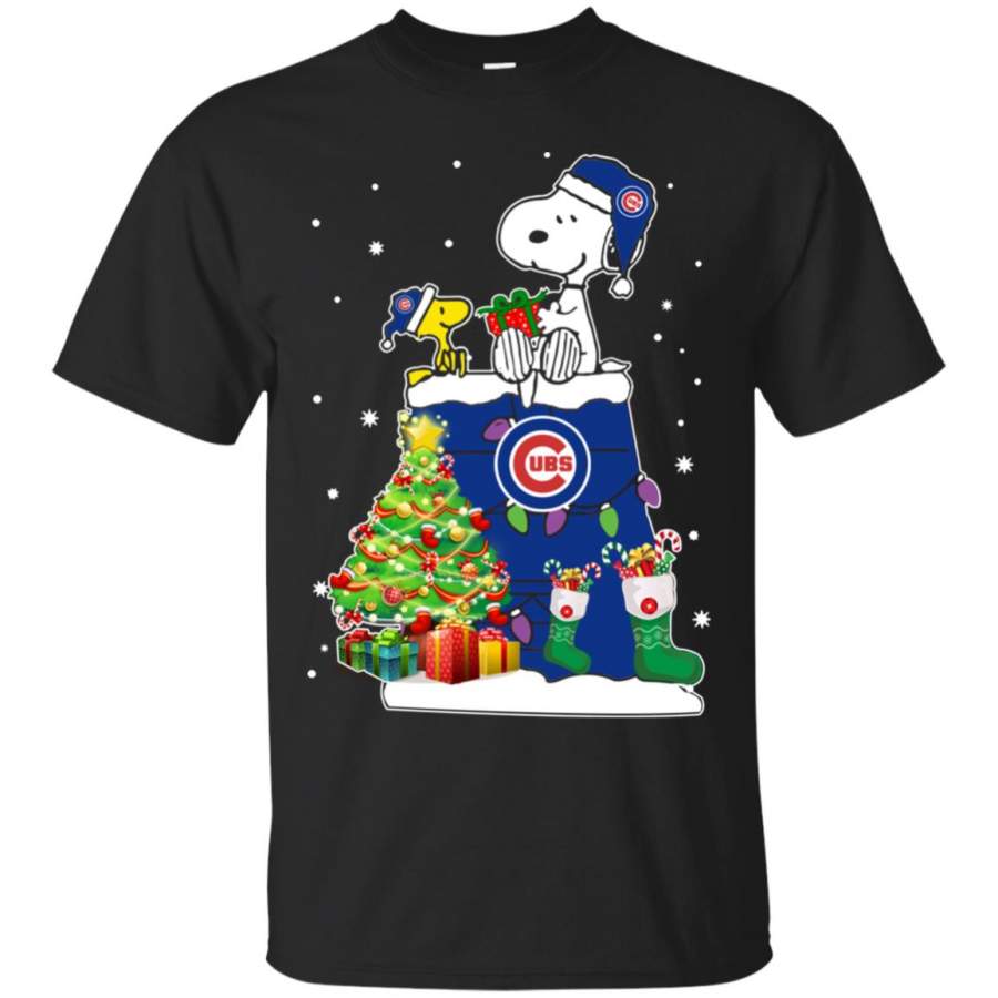 Chicago Cubs Snoopy & Woodstock Christmas Shirt T Shirt – Moano Store