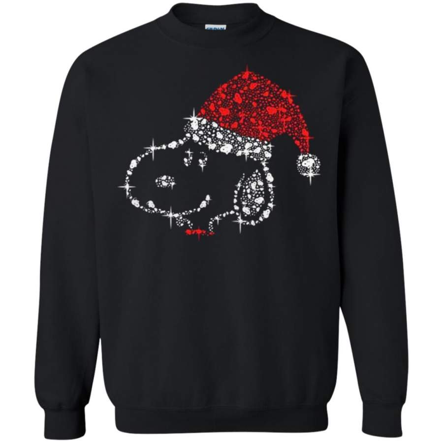 Merry Christmas Snoopy Bling Face sweater Sweatshirt – Moano Store