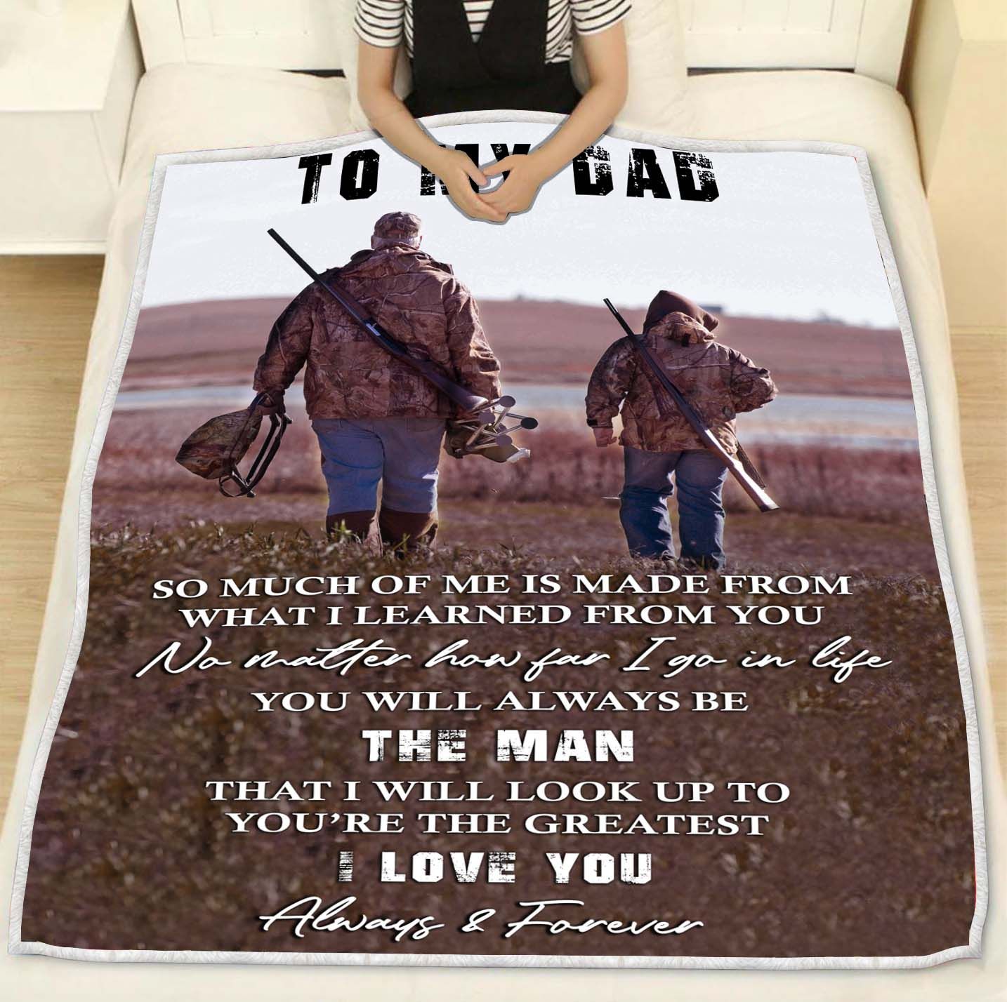 Father and Son Hunting Blanket 07339