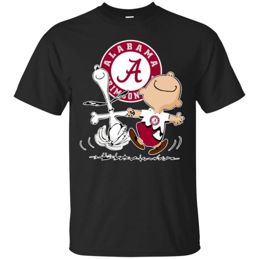 Charlie Brown & Snoopy Alabama Crimson Tide T Shirt – Moano Store