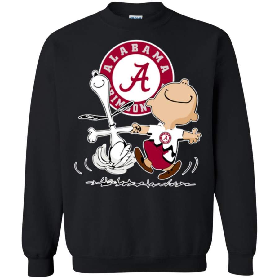 Charlie Brown & Snoopy Alabama Crimson Tide Sweatshirt – Moano Store