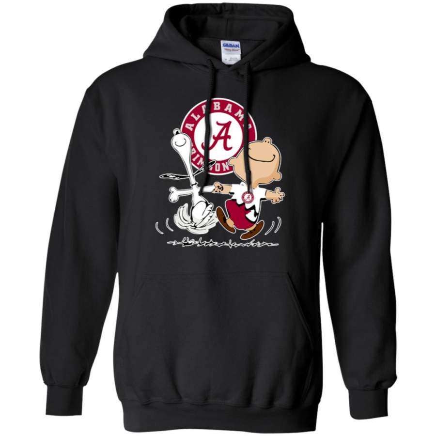 Charlie Brown & Snoopy Alabama Crimson Tide Hoodie – Moano Store