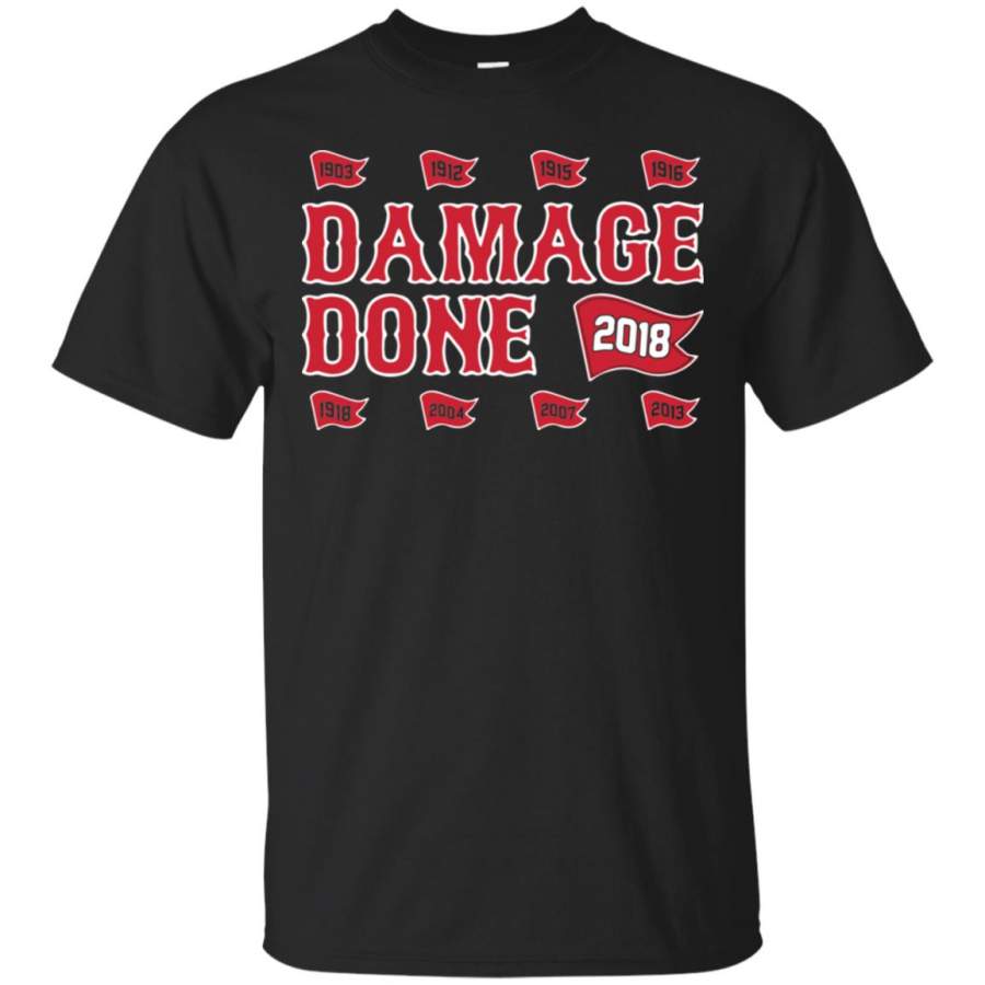 Damage Done Boston Red Sox Championship T Shirt – Moano Store