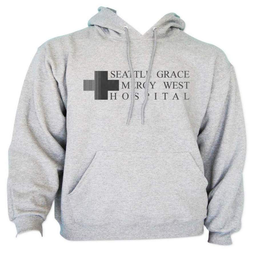 LOGO ONLY Seattle Grace Mercy West Hospital Grey’s Anatomy Unisex Pullover Hoodie