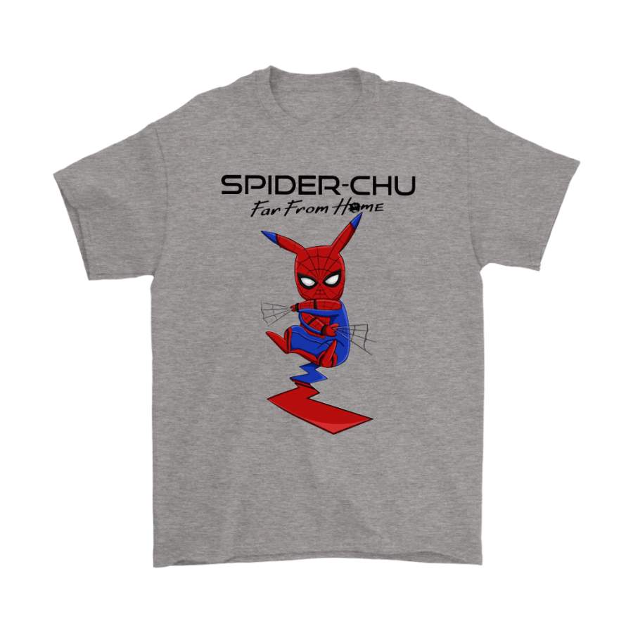 Spider Chu Far From Home Spider-Man Pokemon Pikachu Mashup Shirts