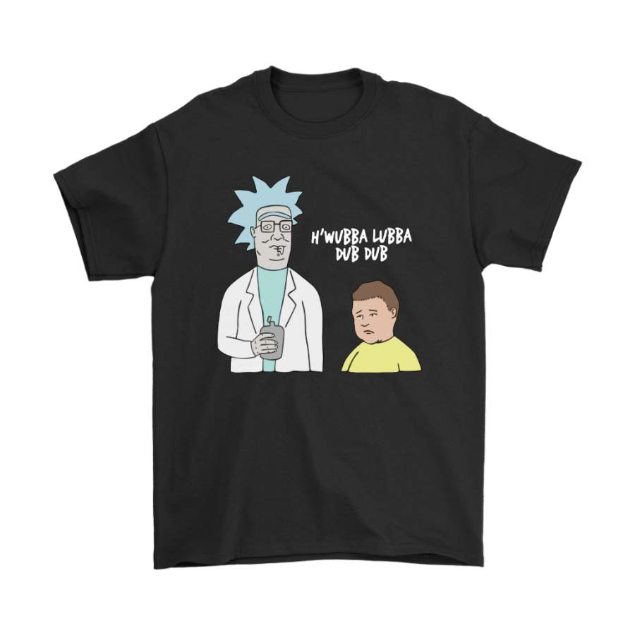 Wubba Lubba Dub Dub Hank And Bobby Hill Rick And Morty Shirts