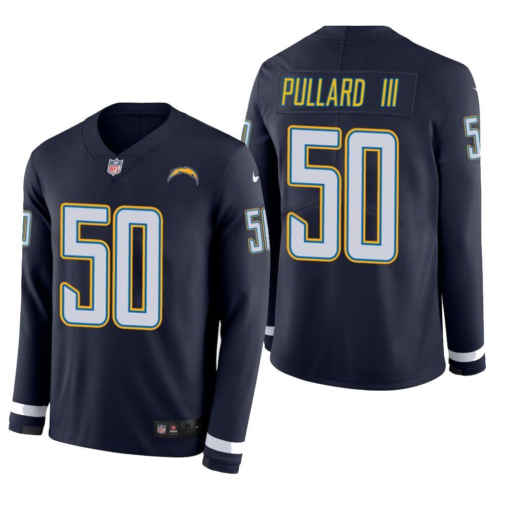 Los Angeles Chargers Hayes Pullard III Therma Long Sleeve Mens Jersey jersey Navy