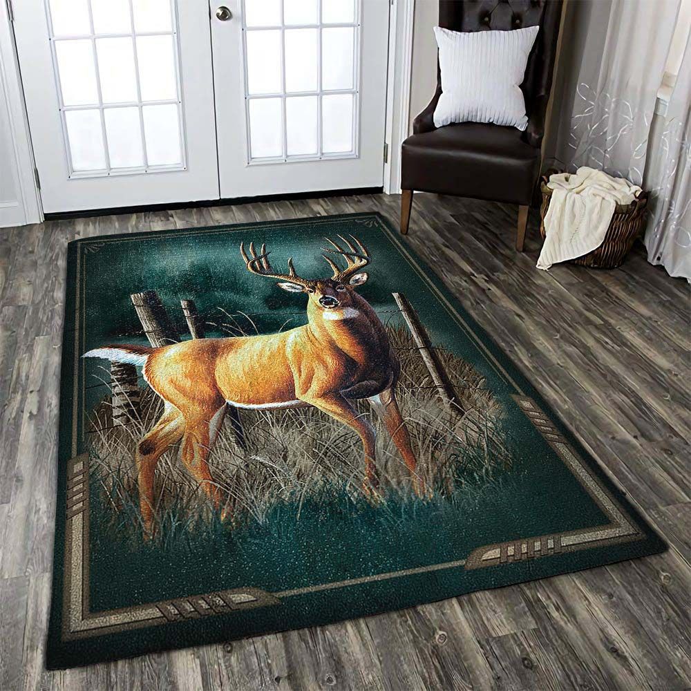 Whitetail Deer Hunting Area Rug 07360