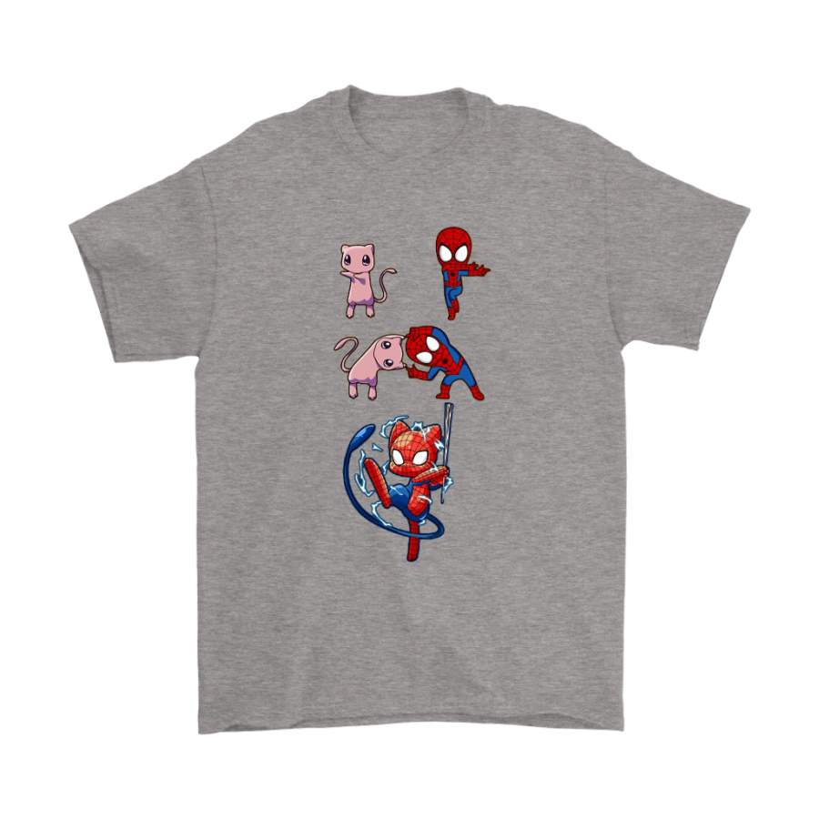 Pokemon Mew And Spider-Man Fusion Spider-Mew Shirts