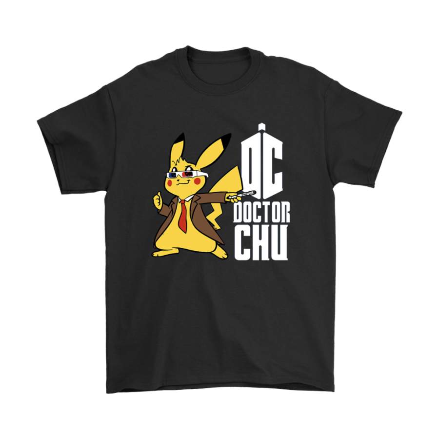 Doctor Chu Pikachu Pokemon Doctor Who Crossover Shirts